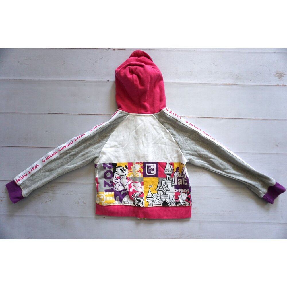 Walt Disney World 2021 Zip-Up Hoodie - Size M (7/8) - Picture 6 of 7